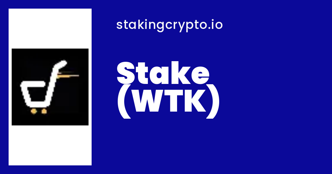 WadzPay Token WTK Staking StakingCrypto.io